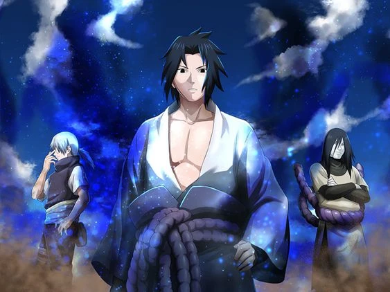 sasuke with orochimaru