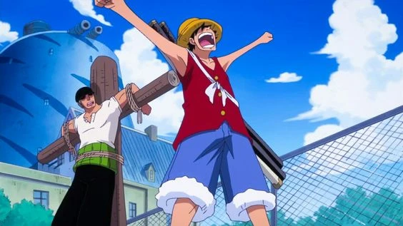 luffy saving zoro