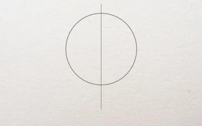 how to draw anime starting with a circle