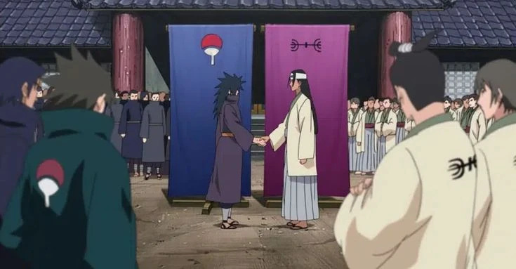 uchiha clan and senju clan sign accord