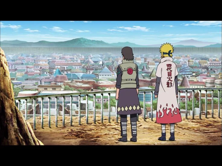 Fugaku uchiha with Hokage