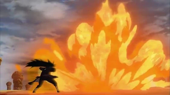 FIre ball jutsu of uchiha clan