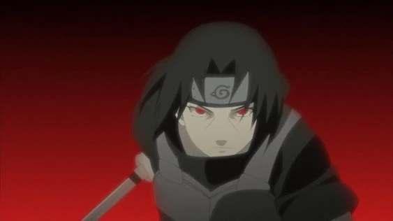 Itachi on that dreadful night