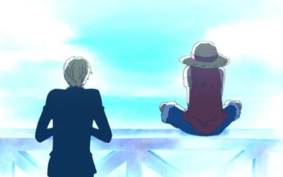 sanji and luffy sharing old memories