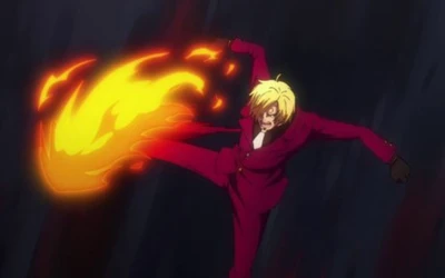 Sanji's flambe Techniques