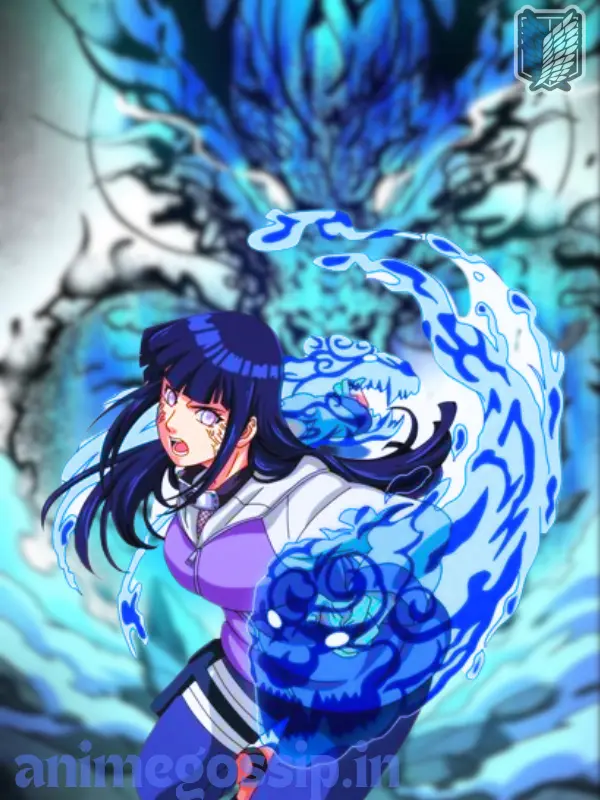 Hinata with the Byakugan